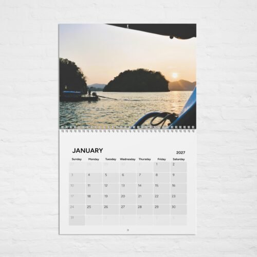 2027 Calendar – Thailand & Indonesia Tropical Island Photography | Beach/Travel